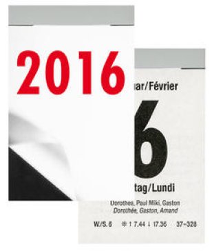 Biella Abreisskalender 2016 3 hoch 5.2x8cm 1T/1S