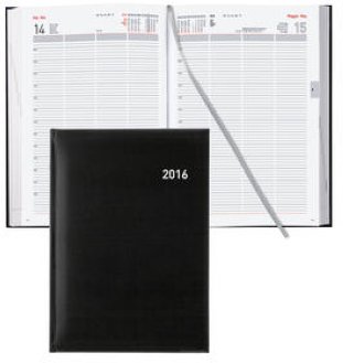 Biella Geschäftsagenda Quattro 2016 1T/1S schwarz