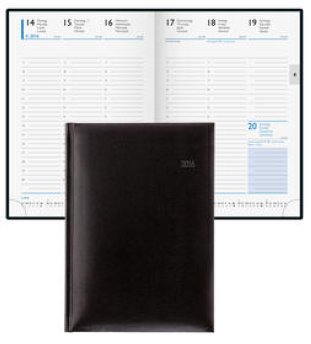 Biella Geschäftsagenda Budget 2016 1W/2S schwarz