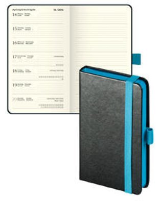 Biella Taschenagenda Kompagnon Trend 1W/1S blau