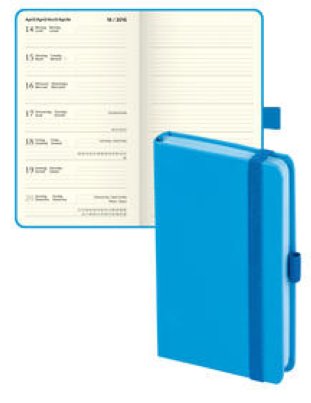 Biella Taschenagenda Kompagnon Colour 1W/1S blau