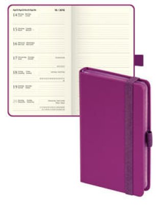 Biella Taschenagenda Kompagnon Colour 1W/1S violette
