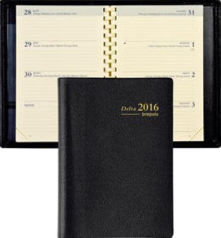 Brepols Taschenagenda Delta 834 2016 8.1x12cm 1W/2S