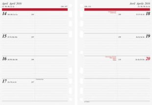idé Wochenkalender Timing 2 2016 1W/2S