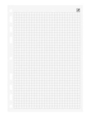 Timing 2 Notizpapier weiss kariert