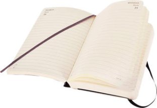 Moleskine Taschenagenda 9x14 1T/1S Softcover schwarz