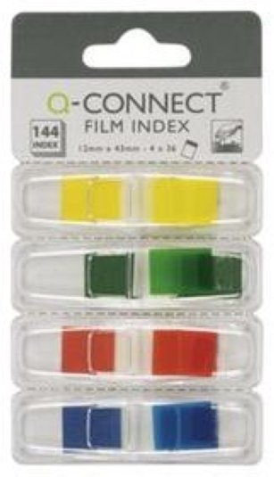 Connect Index schmal 12x43mm 4 Farben