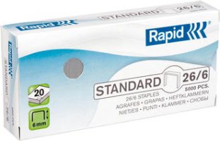 Rapid Heftklammern 26/6 à 5000