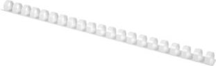Connect Plastikbinderücken rund 21 Ringe 10mm à 100 weiss