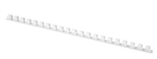 Connect Plastikbinderücken rund 21 Ringe 12mm à 100 weiss