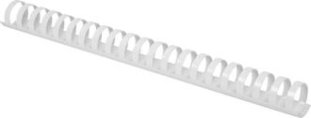 Connect Plastikbinderücken rund 21 Ringe 25mm à 50 weiss