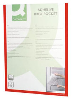 Connect Infotasche A4 hoch selbstklebend