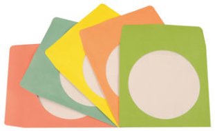 Connect CD/DVD-Hüllen aus Papier mit Klappe
