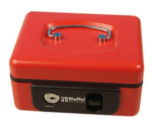 Rieffel Geldkassette DeLuxe 2 rot