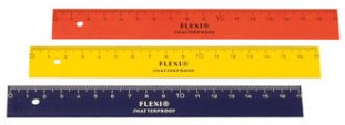 Kum Etui-Massstab Flexi 17cm mit Tuschekante